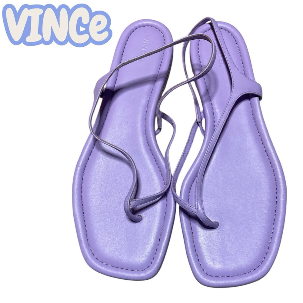 Vince. Deana Leather Strappy Sandal | Purple | Women’s 11M